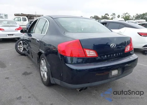2004 Infiniti G35 z USA, uszkodzony, nr VIN JNKCV51E54M617767